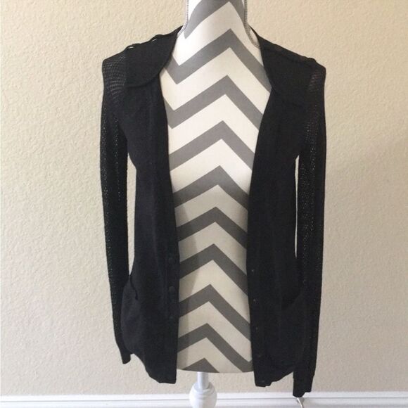 Zac Posen| Black Cardigan Size XL - Picture 3 of 5
